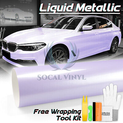 Premium Liquid Metallic Car Auto Sticker Decal Vinyl Wrap Sheet Film Air Release