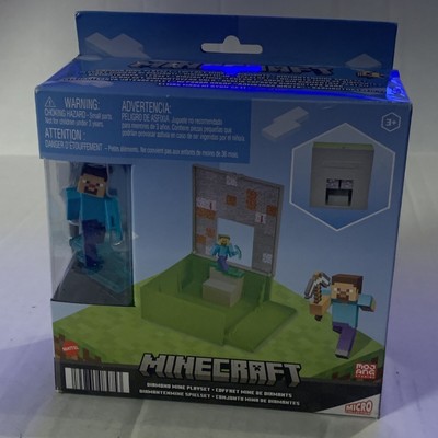 Mattel Minecraft Diamond Mine Playset with 2 inch Figure - Brand New