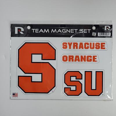 Syracuse University Orangemen Team Magnet Set SU NCAA Orange
