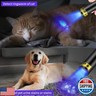 UV Flashlight Rechargeable 365nm and 395nm Black Light for Pet Urine Detection, USB Portable Blacklight Mini Powerful Woods Lamp LED ultra violet Flashlights uv for Resin Curing, Leak Detection, Travel