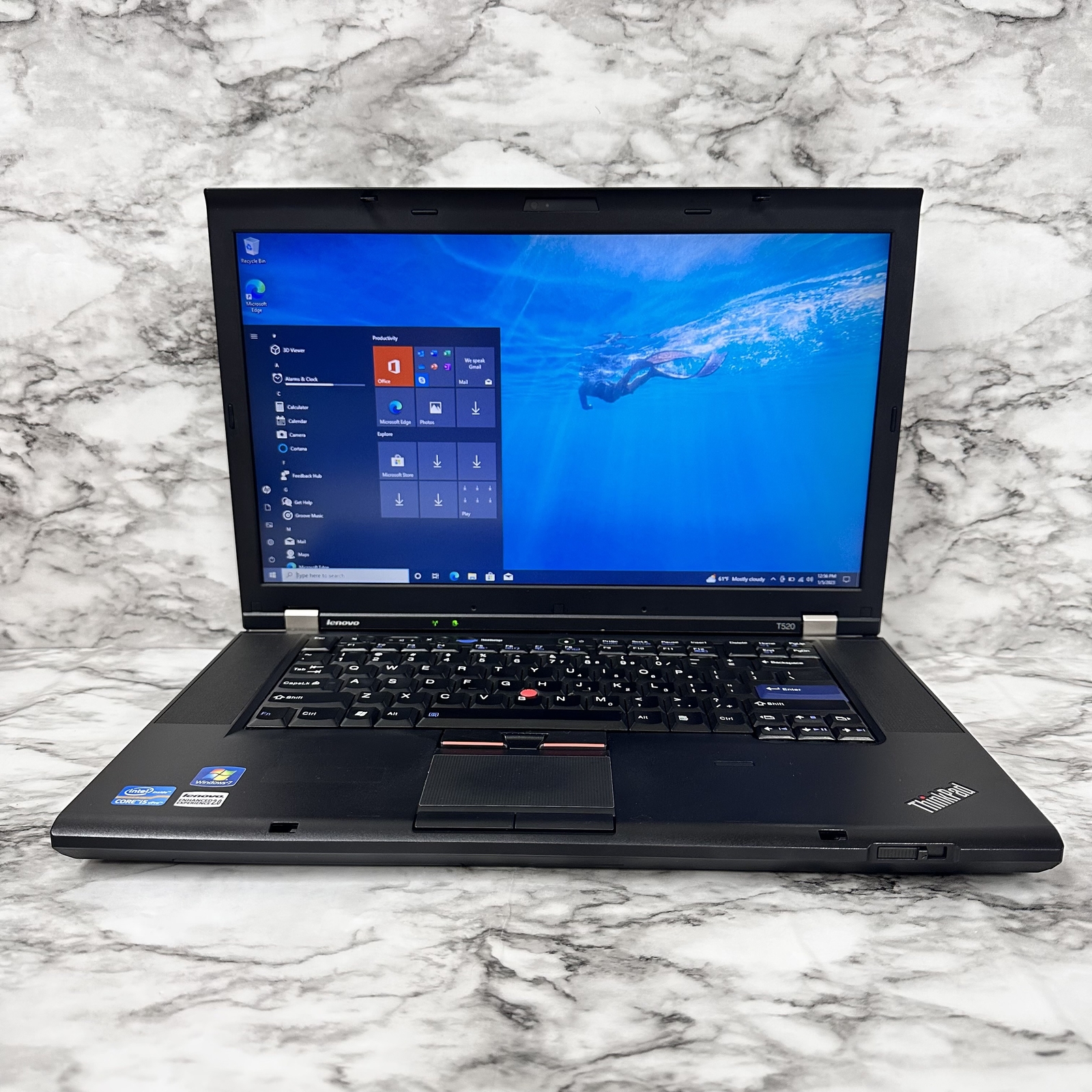 Lenovo ThinkPad T520 i5-2520M 2.50GHz 8GB RAM 500GB HDD Intel HD 3000 Win 10 Pro - Picture 2 of 12