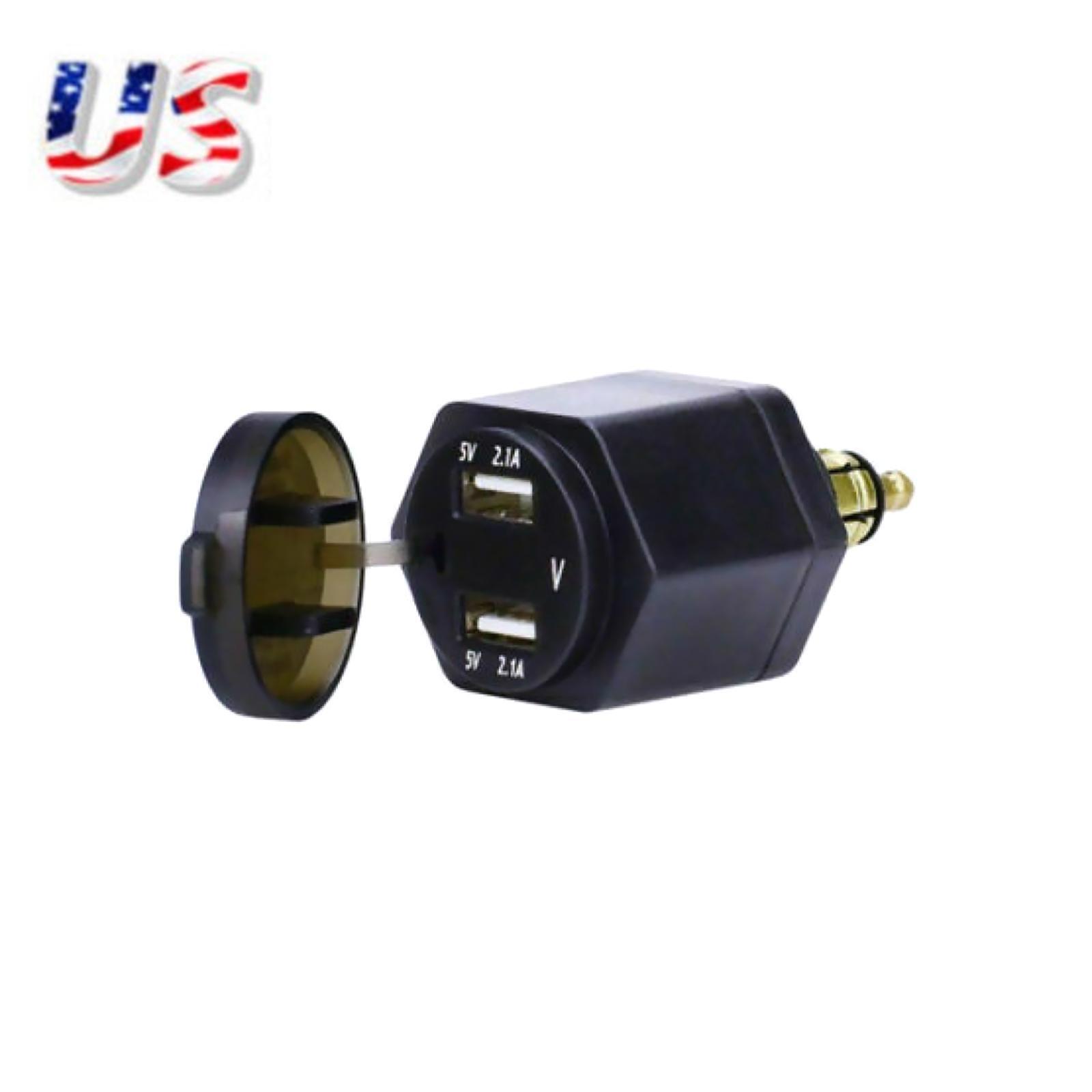 Blue Led Voltmeter Dual Usb Charger For Bmw Motorcycle Hella Plug