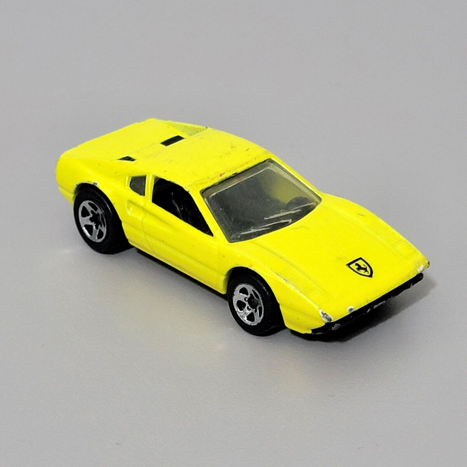 Hot Wheels Neon Yellow 1977 Ferrari 308 Diecast 5Sp Wheels