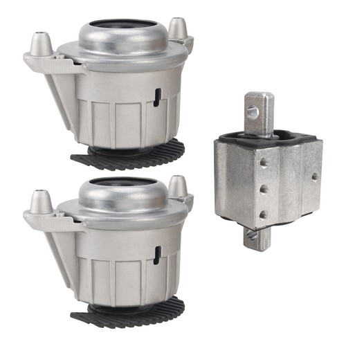 3pcs Engine Motor & Transmission Mount A2042404217 A2042404317 For Mercedes Benz