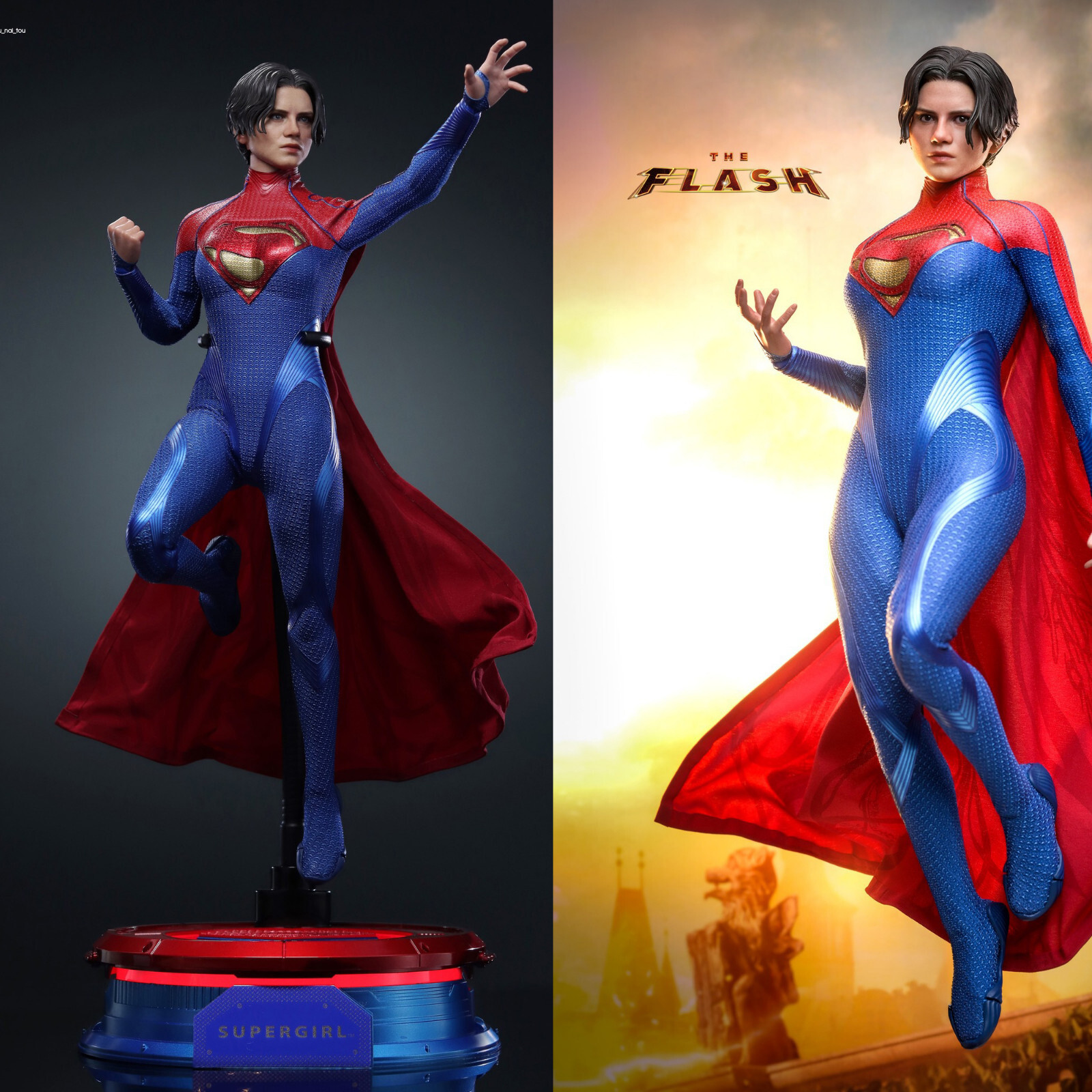 🔥 Hot Toys The Flash Supergirl Collection 1/6 Action Figure