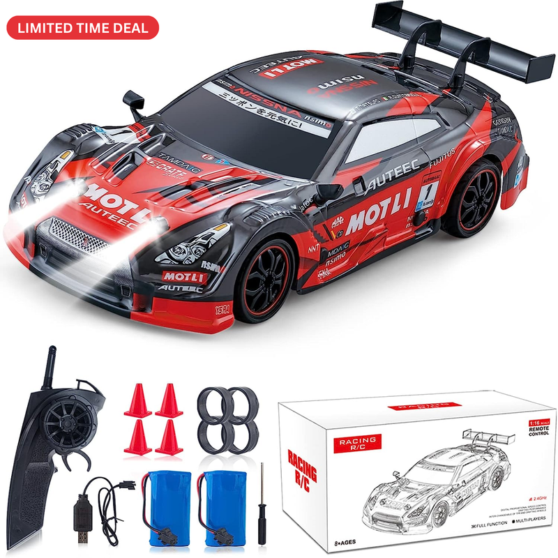 Rc Speed Racing Kids Toy Electric 1:16 Scale Remote Control Radio Cars