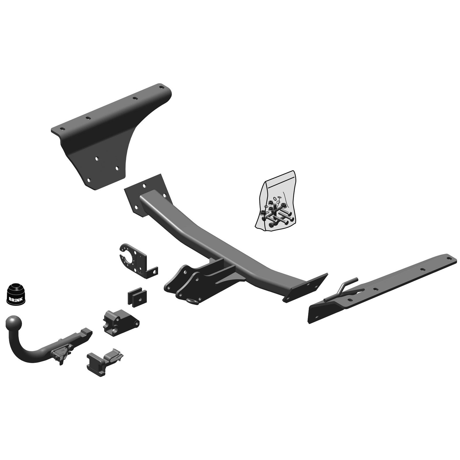 Brink Towbar for Honda CRV 20062011 Detachable Tow Bar