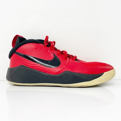 

Nike Boys Team Hustle D 9 AQ4224-600 Красные баскетбольные кроссовки Snekaers Размер 4Y, Красный, Team Hustle D 9