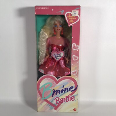 Barbie Doll B Mine Special Edition 1993 Vintage Sweet Heart Dress Valentine New