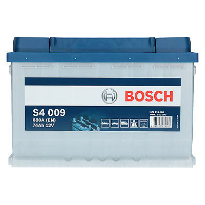 PKW Autobatterie 12 Volt 74 Ah Bosch S4 009 Starterbatterie ersetzt 70Ah 75Ah 