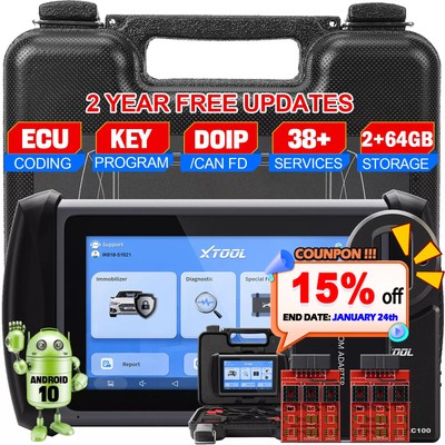 2025 XTOOL IK618 Car K*y Programmer ECU Coding Scanner Full Bidirectional Tool
