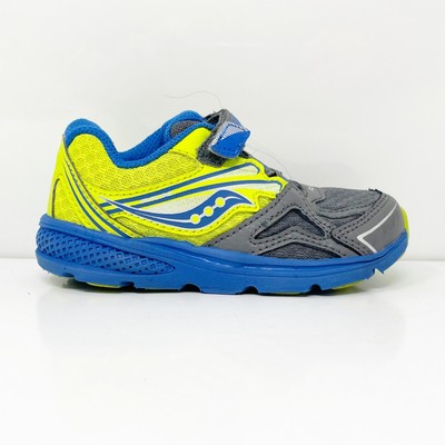 Кроссовки для бега Saucony Girls Ride 9 ST57171 серые, размер 7 W