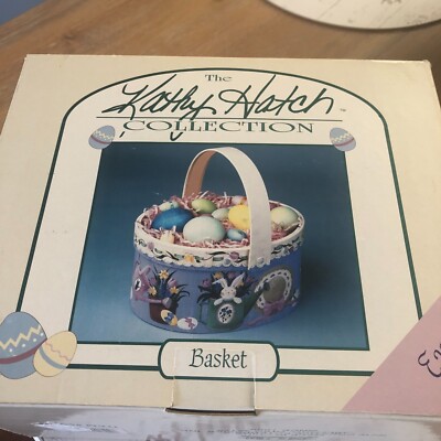 Kathy Hatch Collection Easter Basket In Original Box - BRAND NEW