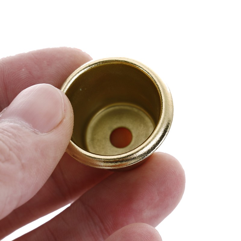 10Pc Metal Candle Cups Tapered Wax Candles for Lamp Making Votive Pegs