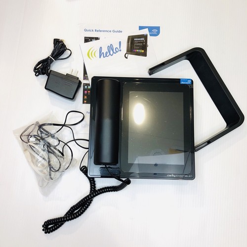 Clarity Ensemble Amplified Caption Phone Corded Touchscreen Hearing Impaired