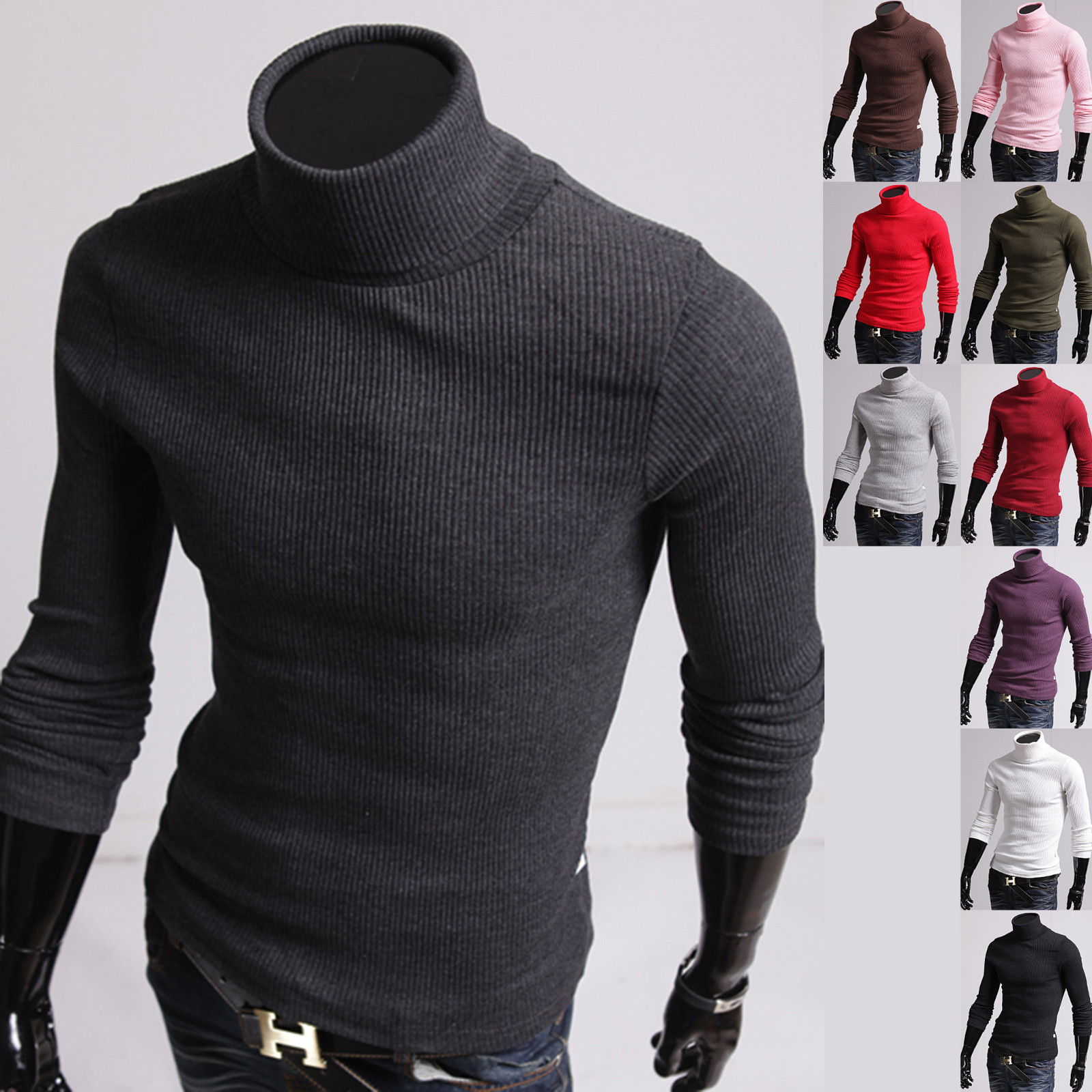 【送料&関税込】Moorer Todi Turtleneck Sweater COLE CASHMERE TURTLENECK SWEATER | Men's Slim-Fit Ribbed