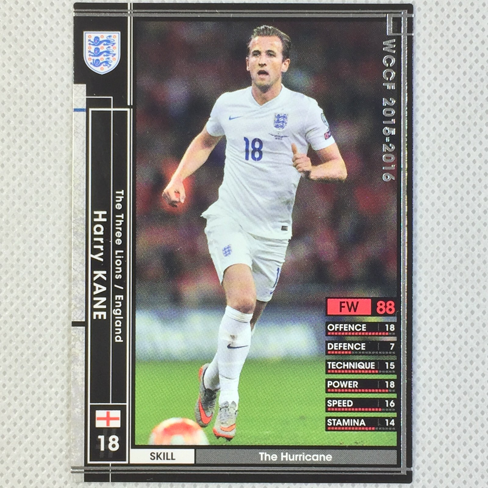 Panini WCCF 2015-16 Harry Kane England A067 Tottenham