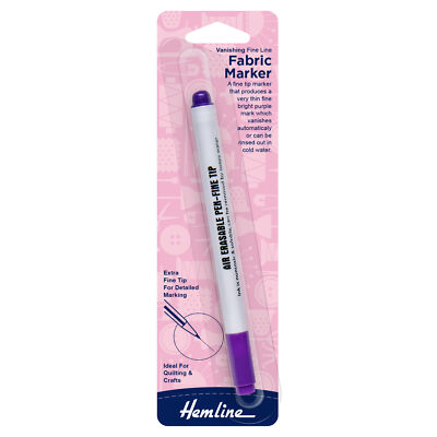 Hemline Fine Line Vanishing Fabric Marker