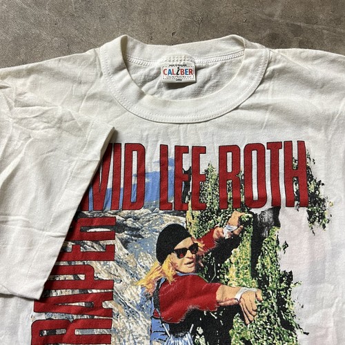 Vintage 1988 David Lee Roth Skyscraper Band T-Shirt L | eBay