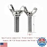 M4-0.7 x 10mm 304 Stainless Steel Wing Butterfly Screws Bolts,Wing Bolt,Machine Fastener,Thumb Hand Screws for Electronic Equipment,15 Pcs