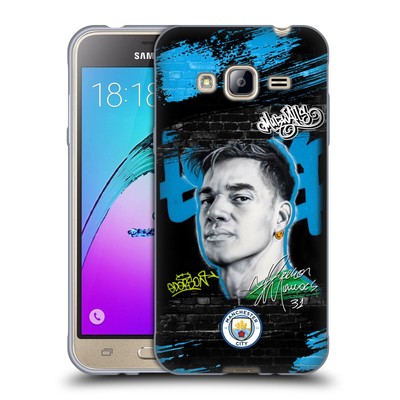 MAN CITY FC GRAFFITI COLLECTION BY MURWALLS SOFT GEL CASE FOR SAMSUNG PHONES 3