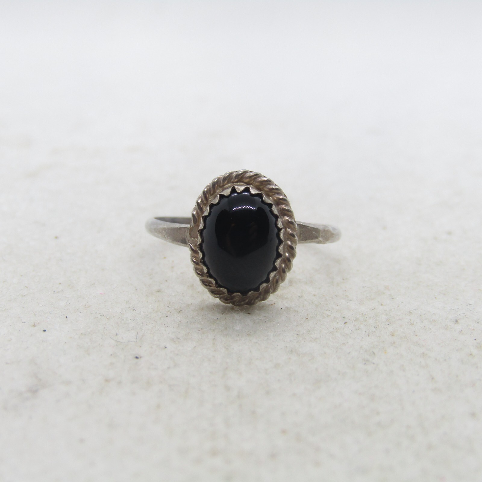 Sterling Silver 925 Black Onyx Ring Size 5.5 K5447 | eBay