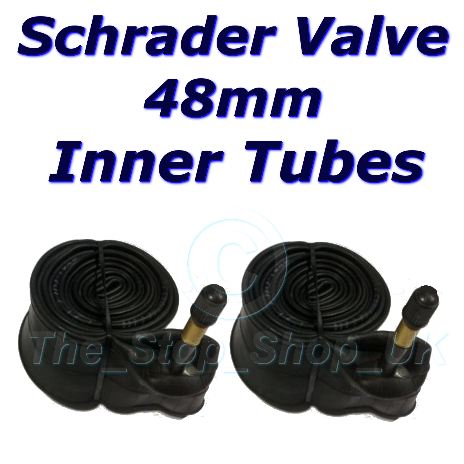 26/" Schrader 48MM LONG Valve Inner Cycle Bicycle Bike Tubes 1.75-2.125 48mm