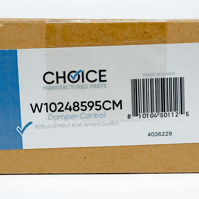 Choice Parts W10248595 for Whirlpool Refrigerator Damper Control