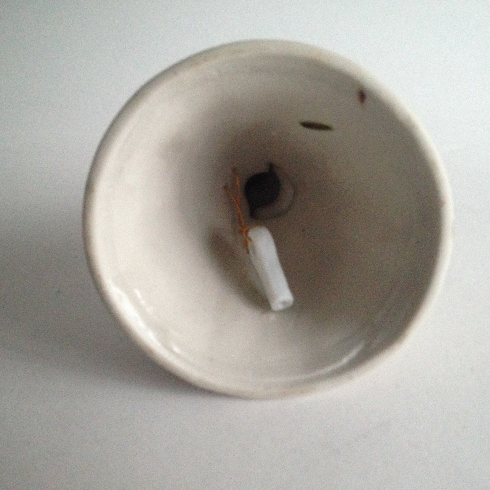 Vintage Ceramic Girl Bell Of The Ball Beige Brown 7