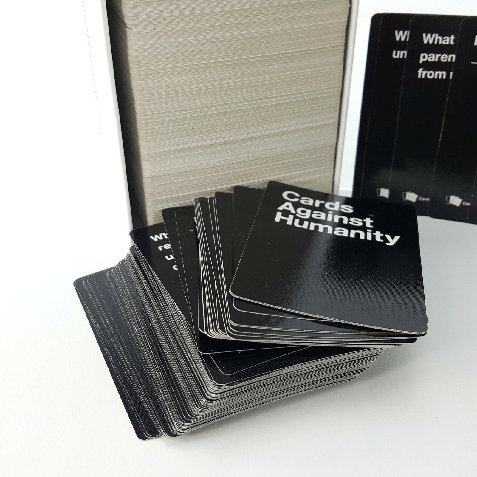 Cards Against Humanity Adult Party Game Kickstarter Black White Set