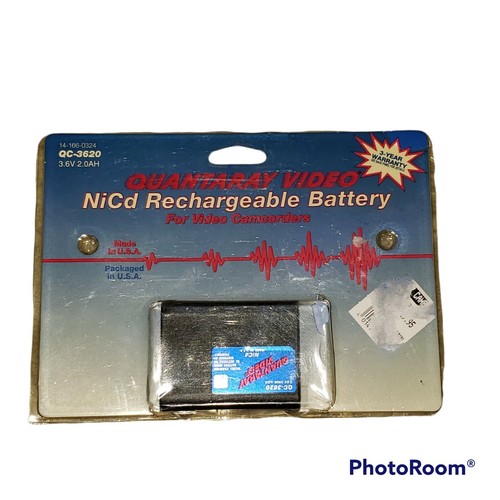 Battery For Sharp Video Cameras Quantaray Qc-3620 Nicd Rechargeable