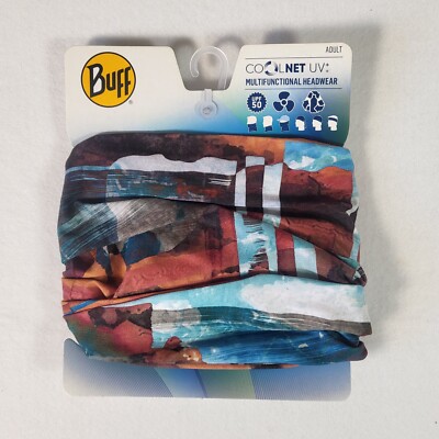 Buff CoolNet UV+ Harq Multifunctional Neck Gaiter Headband 120224 555 NWT