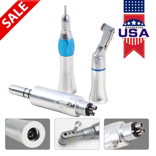 Dental low slow speed straight handpiece/ contra angle/ air motor 2/4 NSK E-type