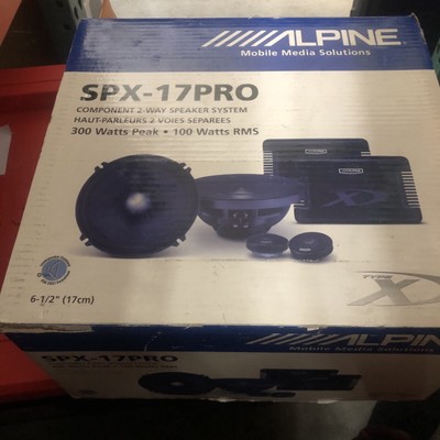 Alpine SPX-17Pro Component 2 Way Speaker System Set