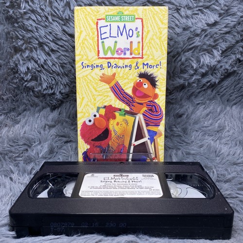 Sesame Street Elmos World - Singing, Drawing More VHS Tape