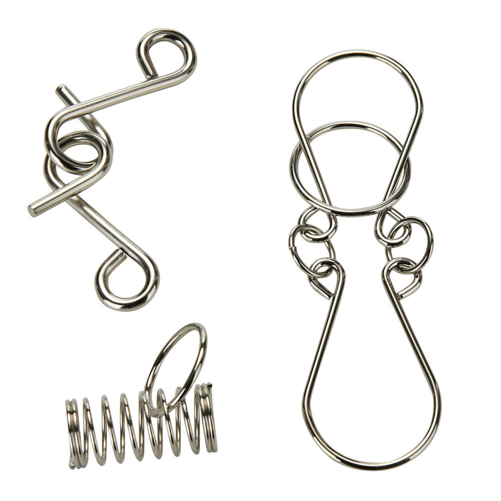 Metal Wire Puzzle IQ Mind Brain Teaser Game Montessori Early Educational Toys E