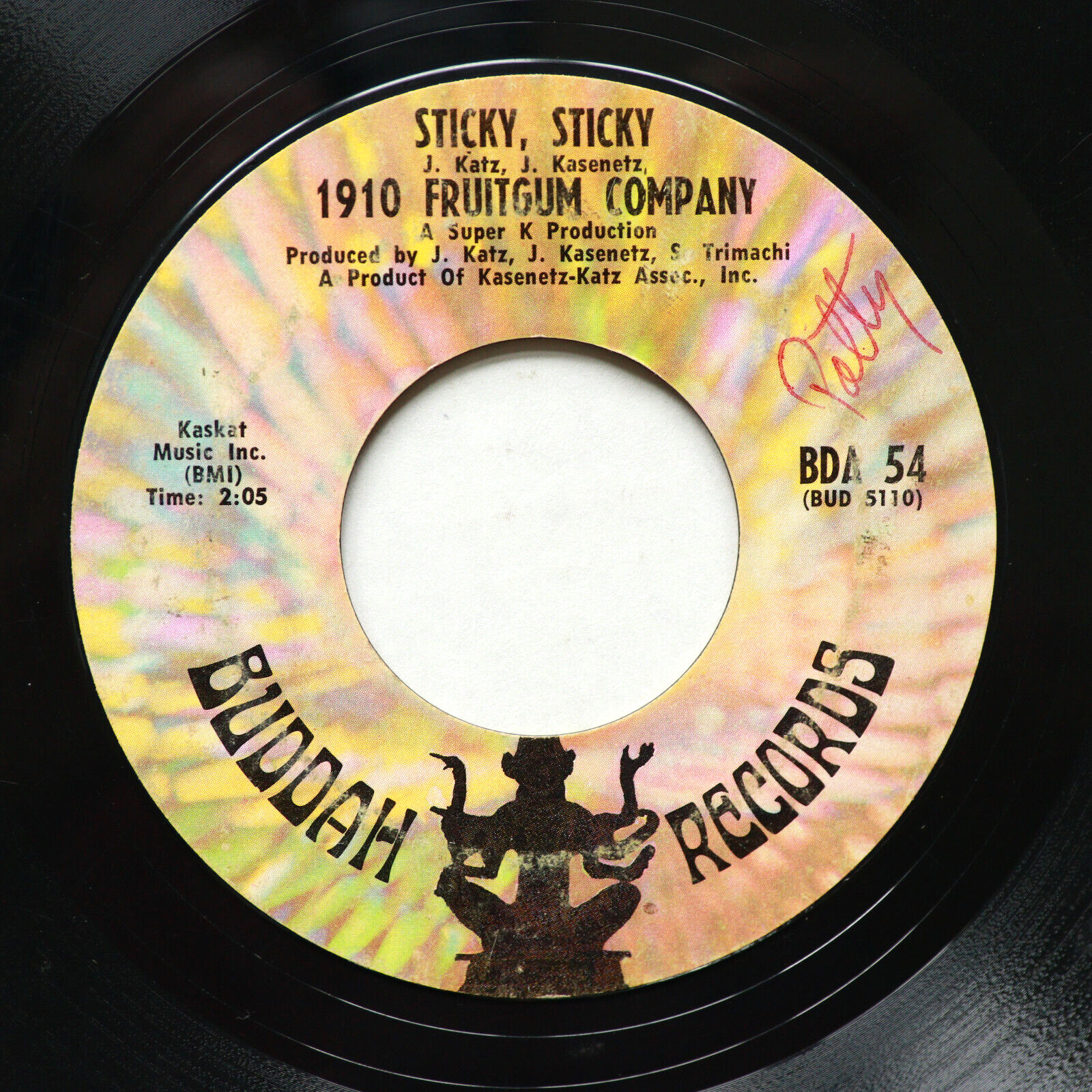 1910 Fruitgum Company – 1, 2, 3, Red Light / Sticky, Sticky