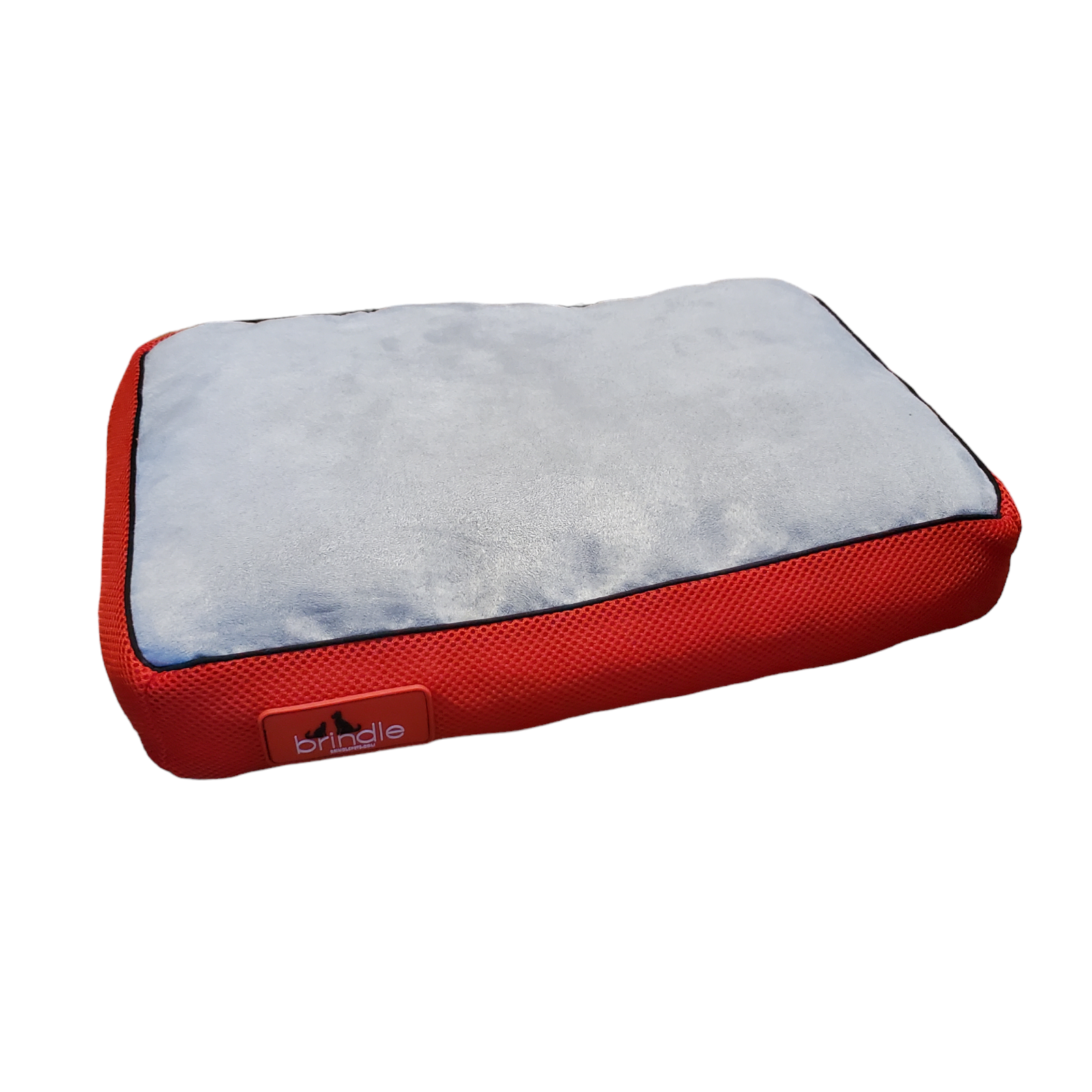 Brindle Shredded Memory Foam Small Dog Plush Bed Washable Cover Orthopedic Pet