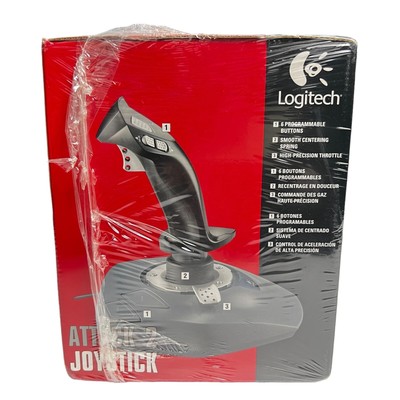 Logitech Wingman Attack 2 Joystick Controller For PC Flight Simulator, Squadrons