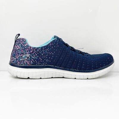 

Skechers Womens Virtue 104411 Синие кроссовки для бега Размер 9, Синий, Virtue