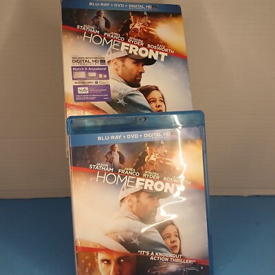 Homefront (Blu-ray/DVD, 2014) With Slipcover Jason Statham 