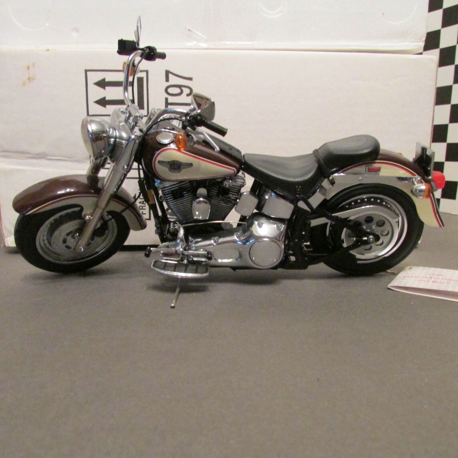 Franklin Mint 1:10 diecast, 1988, Harley Davidson Fat Boy Franklin Mint 1:10 diecast, 1988, Harley Davidson Fat Boy