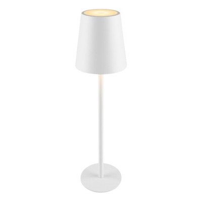 Tischleuchte weiß usb dimmbar außen touch 3 Lichtfarben 34 LEDs 7x27,5cm IP44