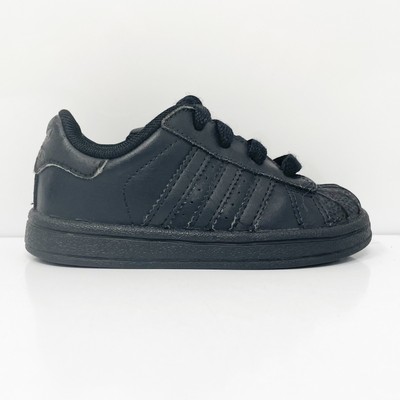 Adidas Boys Superstar 2 676622 Черная повседневная обувь Кроссовки Размер 6K