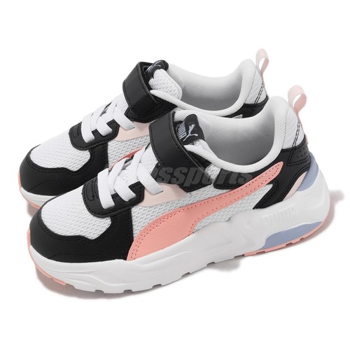 

Детские кроссовки Puma Trinity Lite ACplus PS White Peach Black Kids Preschool Running 39148-008, Белый, Trinity Lite Ac+ Ps