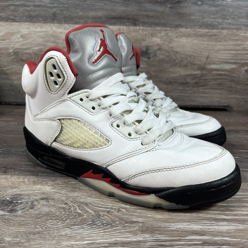 air jordan 5 retro gs fire red silver tongue 2020