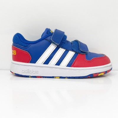 

Adidas Boys Hoops 2 FY9445 Синие повседневные кроссовки, размер 9K, Синий, Hoops 2