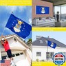 Air Force Flag Double Sided 2x3 Outdoor- Heavy Duty US Air Force Military USA Flags -United State AirForce Flags Banner with 2 Brass Grommets 4 Rows Stitched