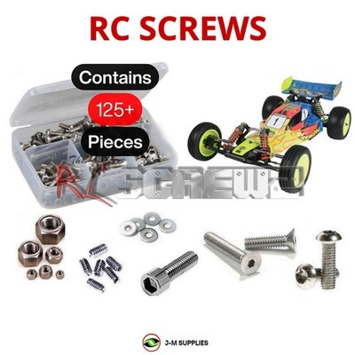 RCScrewZ Metric Stainless Screw Kit los016m for Losi XXX BK2 1/10 LOSA0030 | KIT