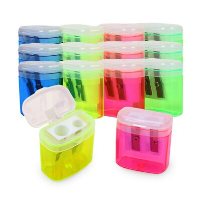 Pencil Sharpener,12 Pcs Pencil Sharpener for Kids,Pencil Sharpener Manual,Com...
